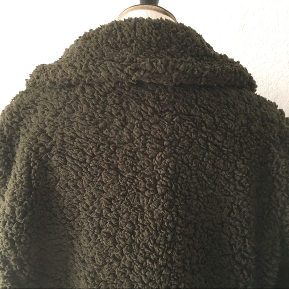 Caslon Teddy Sherpa Faux Shearling Fleece Jacket NWT.  Size M - Picture 5 of 8